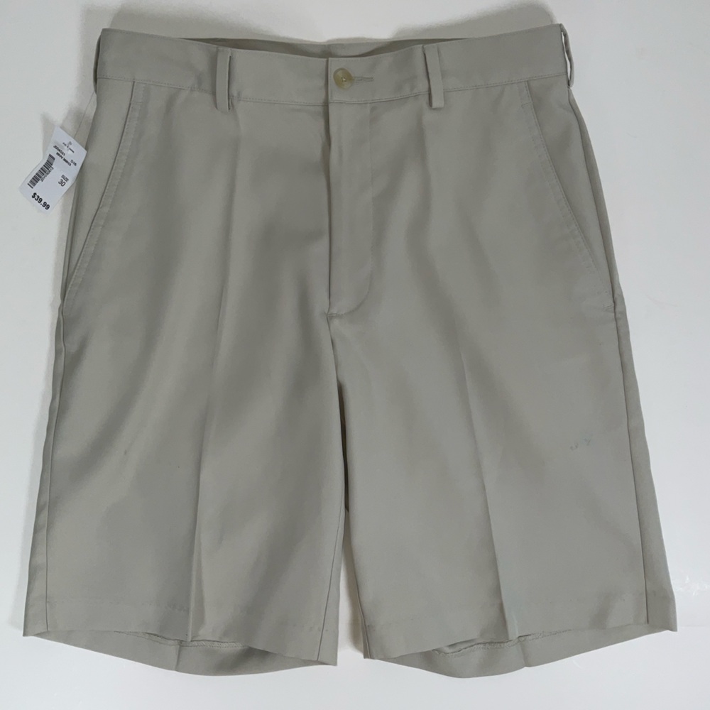 NWT Jos. A. Bank Classic Collection Tailored Fit Chino Dress Shorts‎ Tan 30 X 10 - Picture 3 of 6